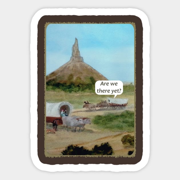 Traveling the Oregon Trail with Kids Sticker by MelissaJBarrett